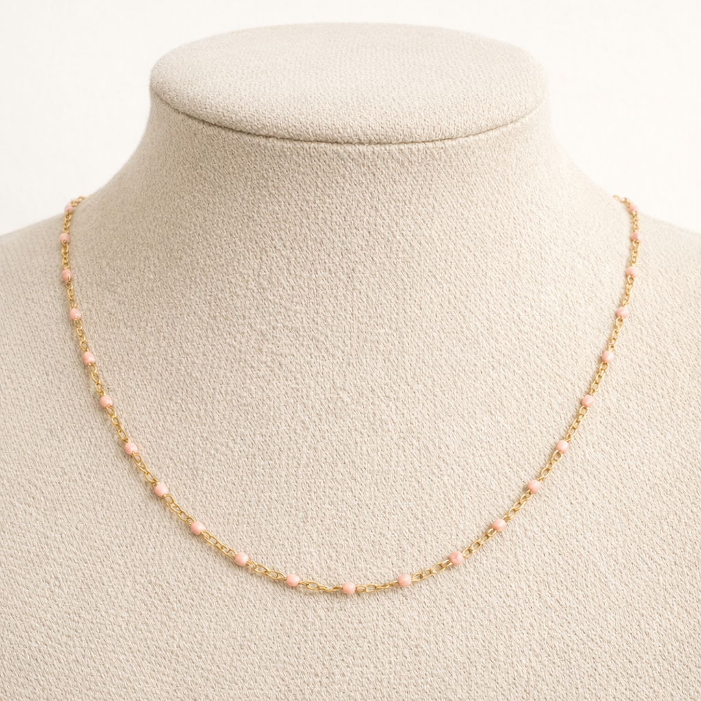CORAL |  Collier acier inoxydable