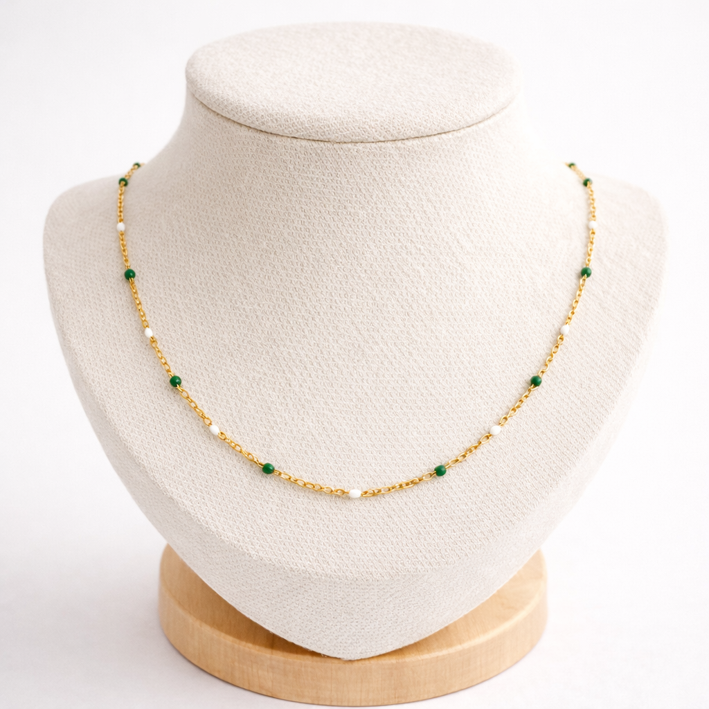 CORAL |  Collier acier inoxydable