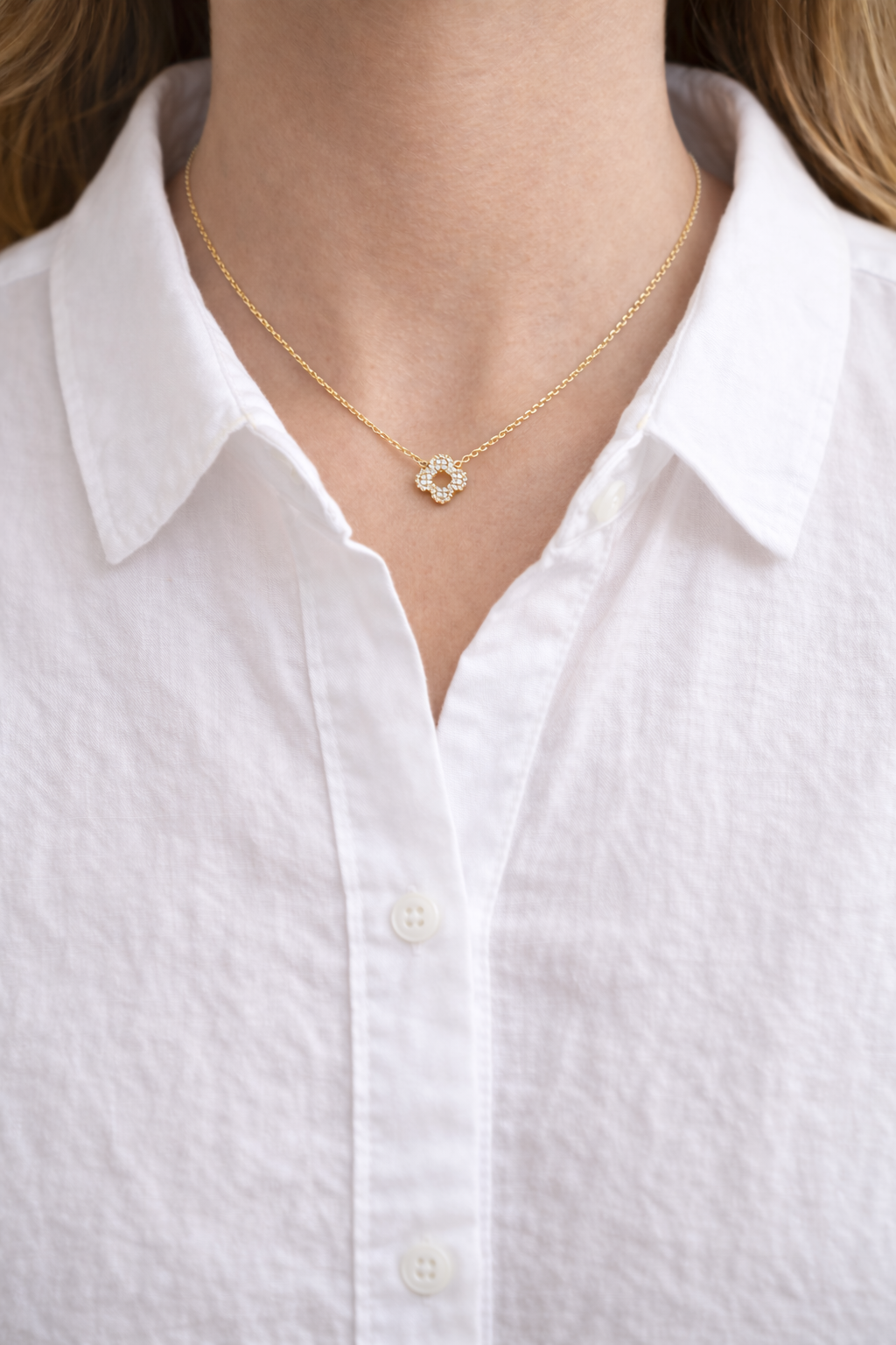 IRIS  |  Collier acier inoxydable