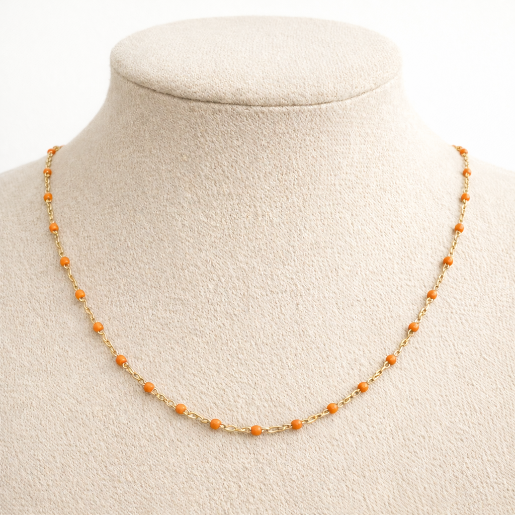 CORAL |  Collier acier inoxydable